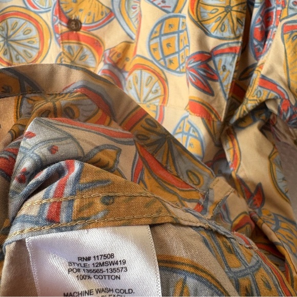 Junk Food Maxim Printed Brown Over Short Sleeve Printed Camp Button Down XXL - Picture 7 of 8